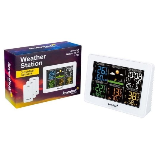 Station Météo Levenhuk Wezzer Plus LP60 avec 3 Capteurs