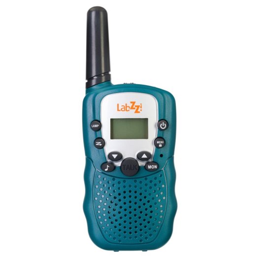Kit Walkie-talkie Levenhuk LabZZ WTT10 Azul com Binóculos