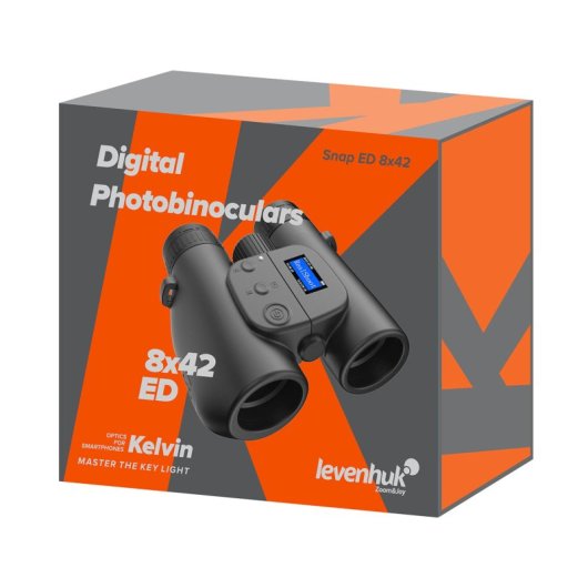 Fotoprismáticos Digitales Levenhuk Kelvin Snap Ed 8x42