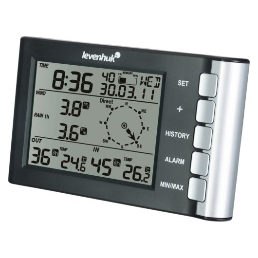 Estacao Meteorologica Levenhuk Wezzer Pro Lp240 LCD Personalizavel Interior Exterior