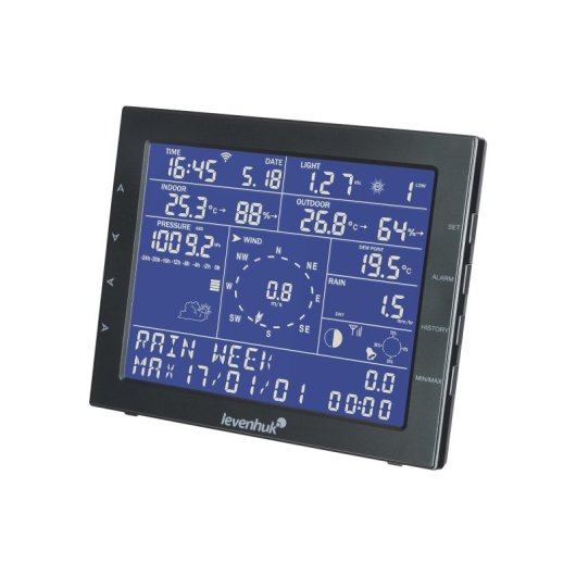 Estacao Meteorologica Levenhuk Wezzer Pro Lp330 Monitorizacao Avancada Interior Exterior