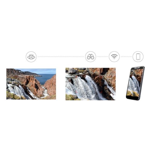 Monóculo Digital Levenhuk Kelvin Snap 8x25 Captação de Foto e Vídeo