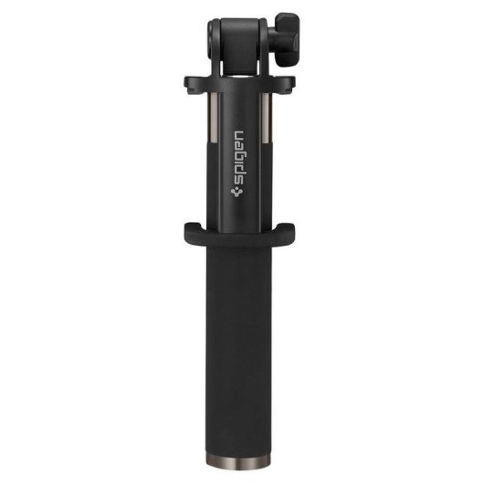 Soporte para autofotos Spigen Smartphone Negro