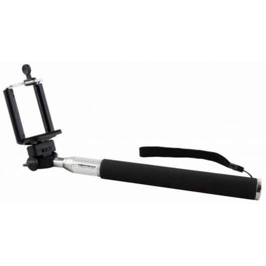 Palanca para autofotos Esperanza EMM107 Aluminio Negro 100 cm