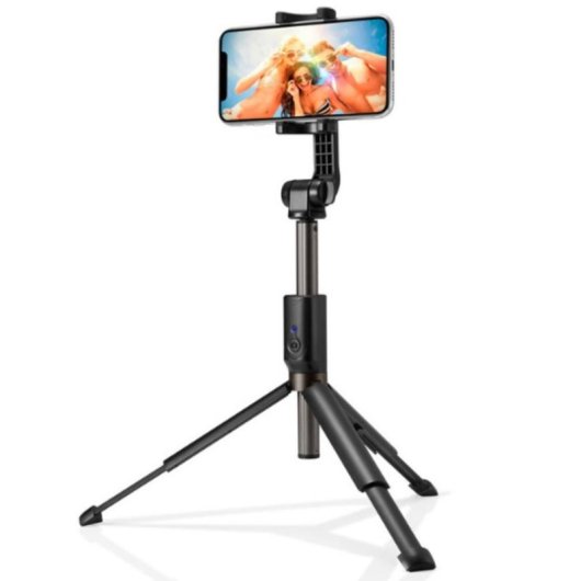 Palanca para autofotos Spigen S540w Bluetooth Negro 77 cm