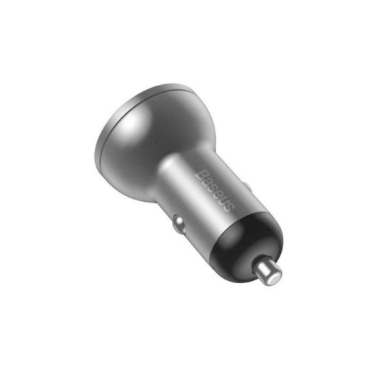 Cargador de Coche Baseus CCBX-0S 4,8 A Plata 2 Puertos USB