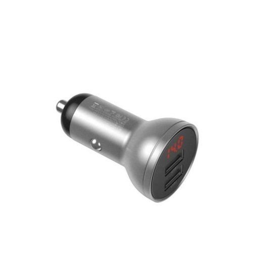 Cargador de Coche Baseus CCBX-0S 4,8 A Plata 2 Puertos USB