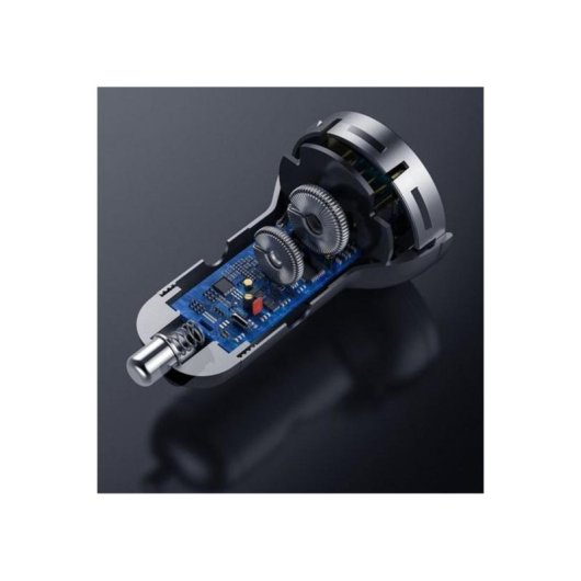 Cargador de Coche Baseus CCBX-0S 4,8 A Plata 2 Puertos USB