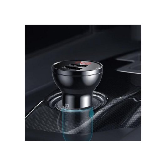Cargador de Coche Baseus CCBX-0S 4,8 A Plata 2 Puertos USB