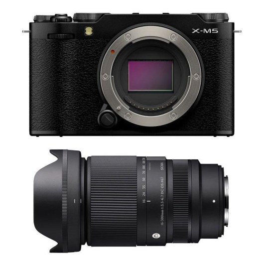 Câmara Mirrorless Fujifilm X-m5 26.1MP 16-300mm WiFi USB-C