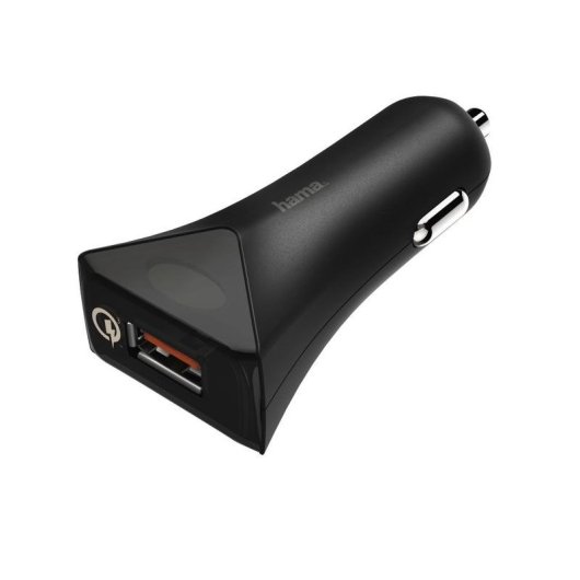 Cargador de Coche Hama Qualcomm Quick Charge 3.0 USB Negro