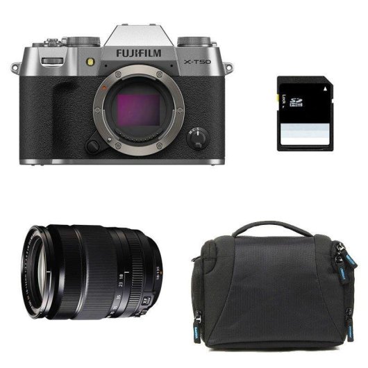 Appareil photo mirrorless Fujifilm X-T50 40,2MP WiFi 18-135mm Stabilisation
