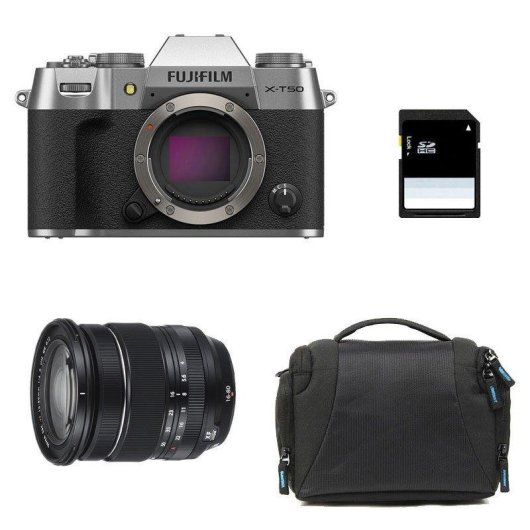 Câmara Mirrorless Fujifilm X-T50 40,2MP WiFi 16-80mm Bluetooth Autofocus IA