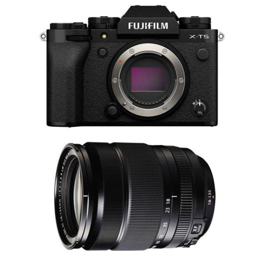 Appareil photo hybride Fujifilm X-T5 40,2MP WiFi 18-135mm Bluetooth Autofocus intelligent