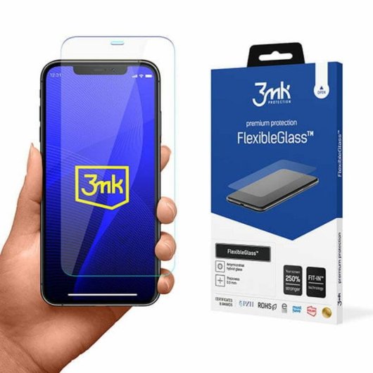 Protettore schermo FlexibleGlass per iPhone 12/12 Pro 3MK