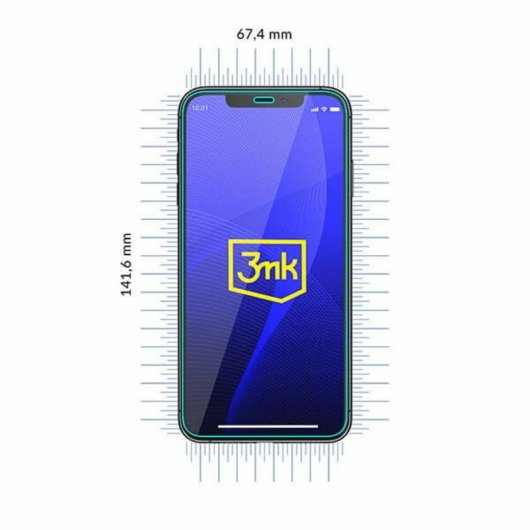 Protettore schermo FlexibleGlass per iPhone 12/12 Pro 3MK
