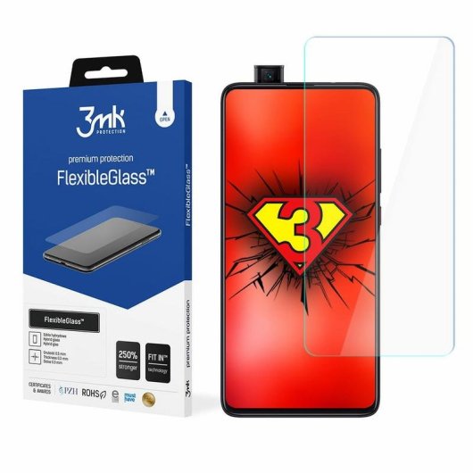 Protetor de ecrã FlexibleGlass 3MK para Xiaomi Mi 9T