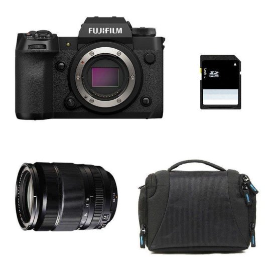 Appareil photo mirrorless Fujifilm X-H2 40,2MP Bluetooth 18-135mm WiFi autofocus intelligent