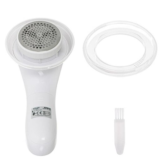 Rasuradora de pelusa Adler AD 9616 Blanco Acero inoxidable Batería AA