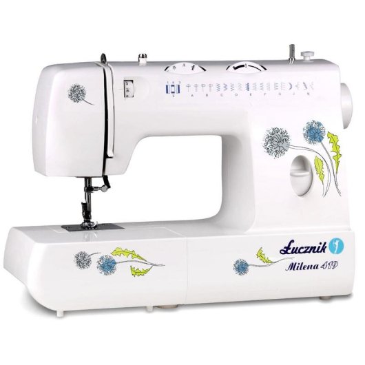 Máquina de coser Łucznik Milena II 419 Blanco 22 puntadas brazo libre