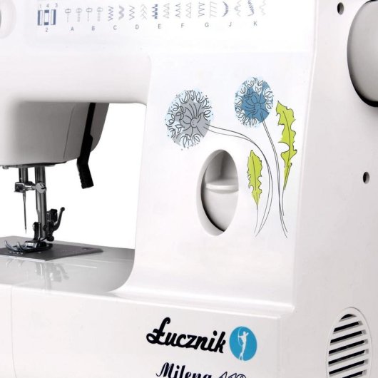 Máquina de coser Łucznik Milena II 419 Blanco 22 puntadas brazo libre