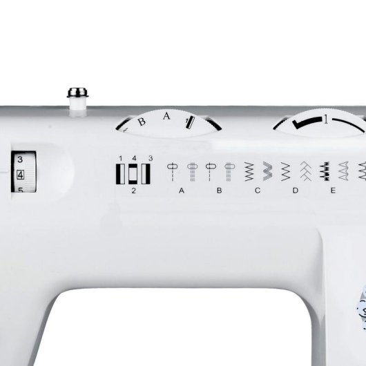 Máquina de coser Łucznik Milena II 419 Blanco 22 puntadas brazo libre