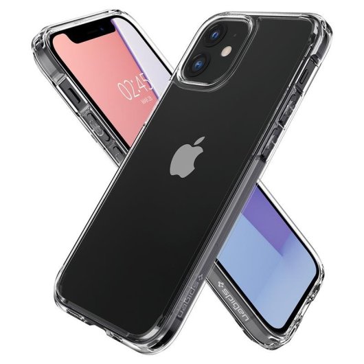 Funda para móvil Spigen Ultra Hybrid Cover policarbonato transparente para iPhone 12 12 Pro
