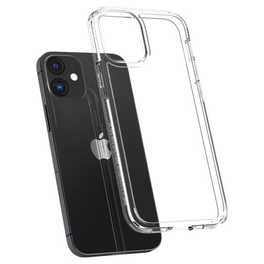 Funda para móvil Spigen Ultra Hybrid Cover policarbonato transparente para iPhone 12 12 Pro
