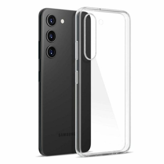 Handyhülle 3MK Clear Case flexibel transparent für Galaxy S23 5G