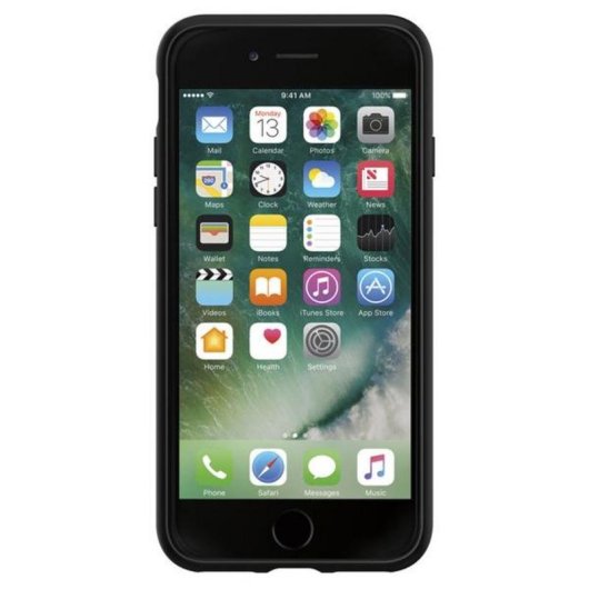 Funda para móvil Spigen Liquid Armor TPU Negra Cover resistente para iPhone 7 4,7"