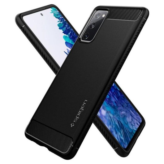 Funda para móvil Spigen ACS01847 Cover TPU Negra para Samsung Galaxy S20 FE