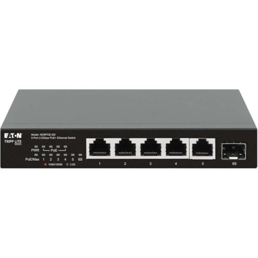 Conmutador Tripp Lite NG5POE-M2 5 Puertos 2.5 Gbps PoE+ 70W Metal