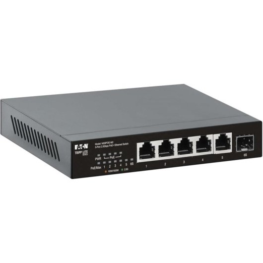 Conmutador Tripp Lite NG5POE-M2 5 Puertos 2.5 Gbps PoE+ 70W Metal