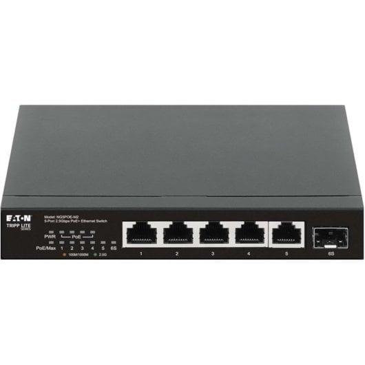 Conmutador Tripp Lite NG5POE-M2 5 Puertos 2.5 Gbps PoE+ 70W Metal