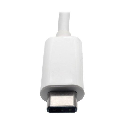 Adaptador USB-C a HDMI con Puerto USB-A y Carga PD, Blanco