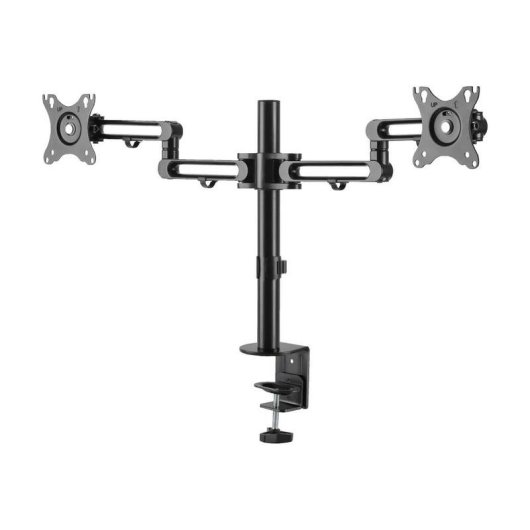 Eaton DDR1327SDFC-1 Support Moniteur Double Bras pour Bureau 13 à 27" VESA 75x75 à 100x100 Max 16Kg