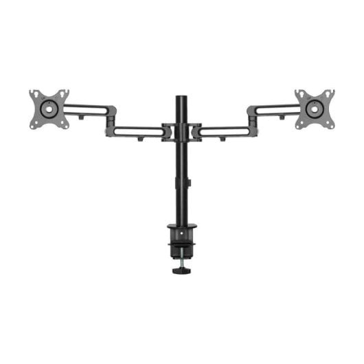 Eaton DDR1327SDFC-1 Support Moniteur Double Bras pour Bureau 13 à 27" VESA 75x75 à 100x100 Max 16Kg