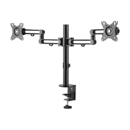 Eaton DDR1327SDFC-1 Support Moniteur Double Bras pour Bureau 13 à 27" VESA 75x75 à 100x100 Max 16Kg