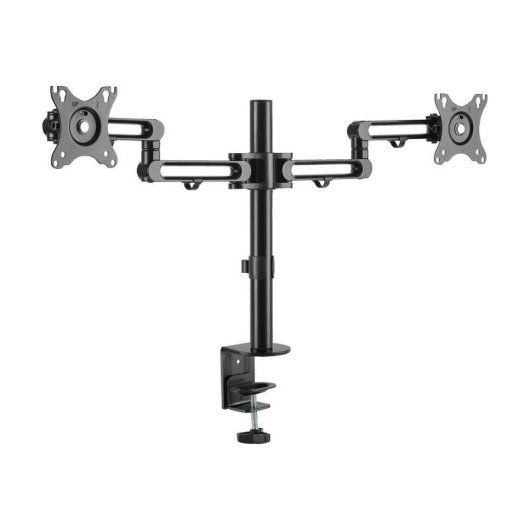 Eaton DDR1327SDFC-1 Support Moniteur Double Bras pour Bureau 13 à 27" VESA 75x75 à 100x100 Max 16Kg