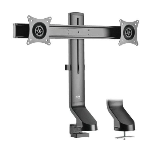 Eaton DDR1727DC Support Moniteur Double Bureau 17 à 27" VESA 75x75 à 100x100 Max 7Kg