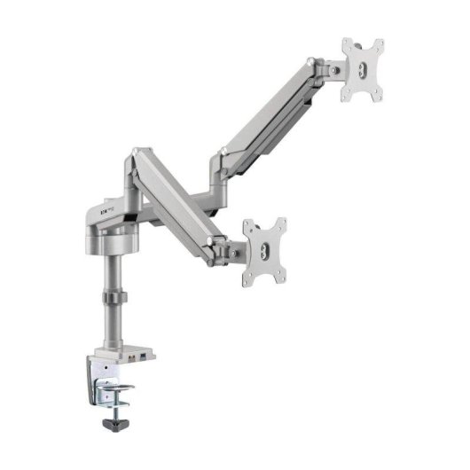 Eaton DDR1732DAL Support Moniteur Double Bras Flexible Bureau 17 à 32" VESA 75x75 à 100x100 Max 18Kg