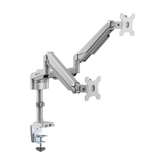 Eaton DDR1732DAL Support Moniteur Double Bras Flexible Bureau 17 à 32" VESA 75x75 à 100x100 Max 18Kg