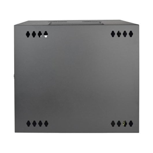 SmartRack 10U Rack de Parede de Baixo Perfil com Janela Acrílica Transparente e Porta Traseira Articulada