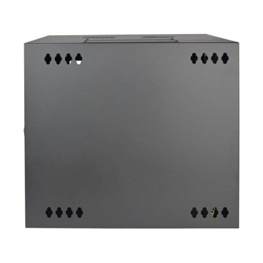 SmartRack 10U Rack de Parede de Baixo Perfil com Janela Acrílica Transparente e Porta Traseira Articulada
