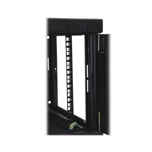 SmartRack 10U Rack de Parede de Baixo Perfil com Janela Acrílica Transparente e Porta Traseira Articulada