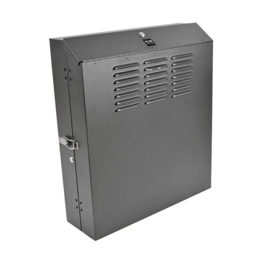 SmartRack 4U Low-Profile Vertical-Mount Switch-Depth Wall-Mount Rack Enclosure Cabinet