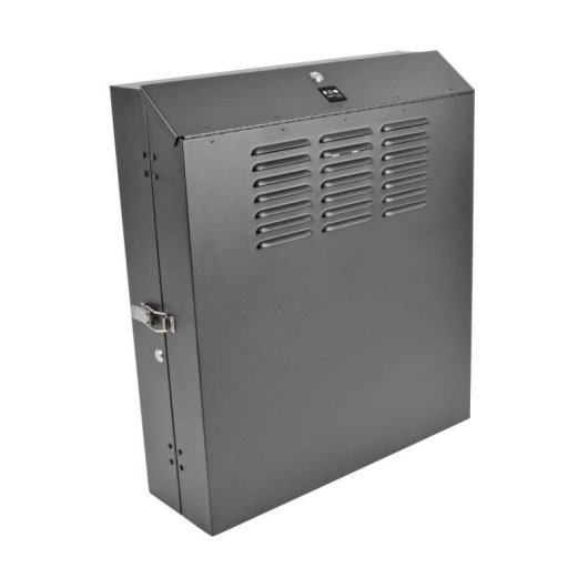 SmartRack 4U Low-Profile Vertical-Mount Switch-Depth Wall-Mount Rack Enclosure Cabinet