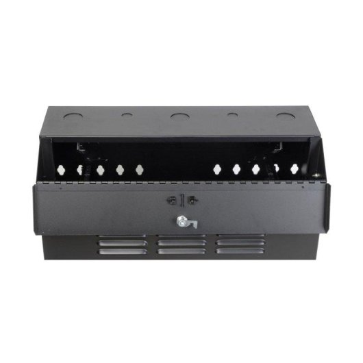 SmartRack 4U Low-Profile Vertical-Mount Switch-Depth Wall-Mount Rack Enclosure Cabinet
