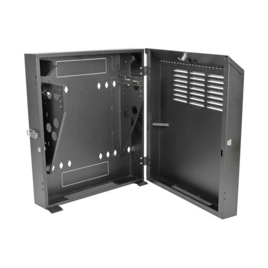 SmartRack 4U Low-Profile Vertical-Mount Switch-Depth Wall-Mount Rack Enclosure Cabinet