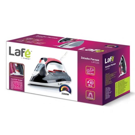 Ferro a vapor Lafe LAF02b Sola de cerâmica 2200 W Multicolor